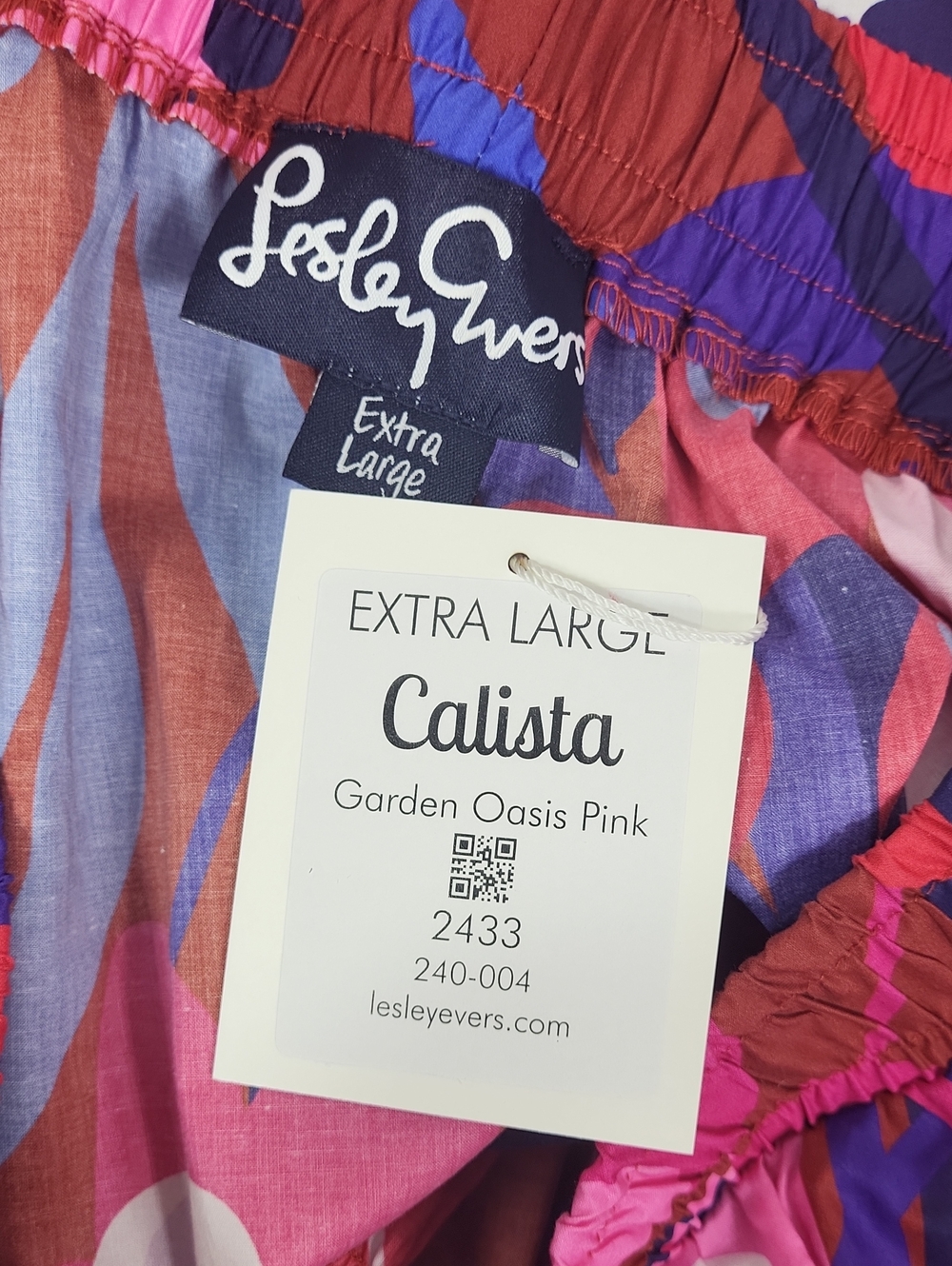 Lesley Evers Calista Floral Print Tiered Midi Skirt. Size XL - Picture 7 of 8
